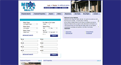 Desktop Screenshot of megastarrealty.net